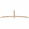 Ekena Millwork Bellingham Smooth Timber Gable Bracket, Douglas Fir, 72"W x 27"H x 1 1/2"D x 3 1/2"F, 9/12 Pitch GBW072X27X0204BEL00SDF - alternate 4